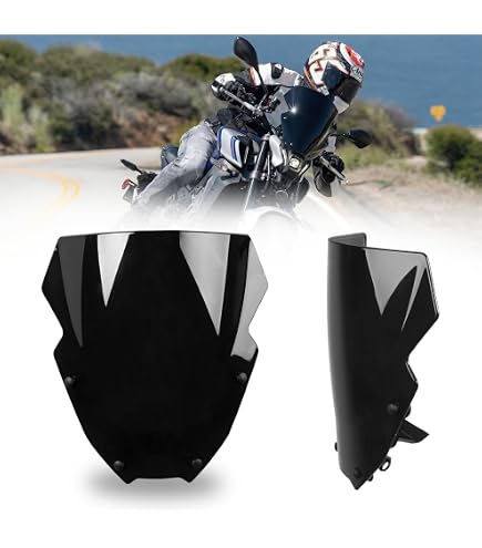 Amazon.com: Puig Naked New GEN.Windshield Touring Yamaha FZ-09 17